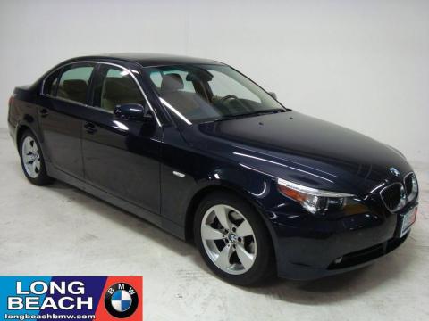 Monaco Blue Metallic BMW 5 Series 525i Sedan.  Click to enlarge.