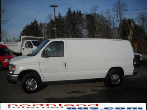 Oxford White Ford E Series Van E150 Cargo.  Click to enlarge.
