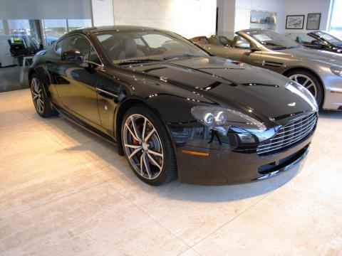 Onyx Black Aston Martin V8 Vantage Coupe.  Click to enlarge.