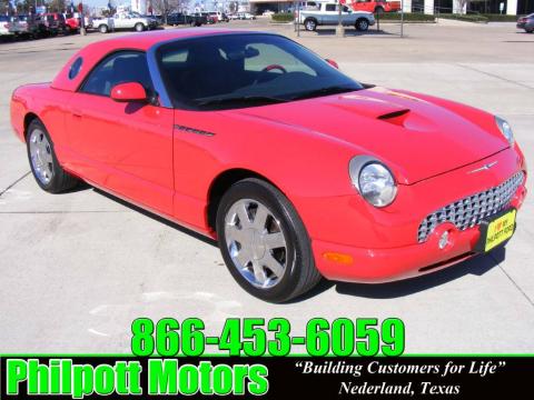 Torch Red Ford Thunderbird Premium Roadster.  Click to enlarge.