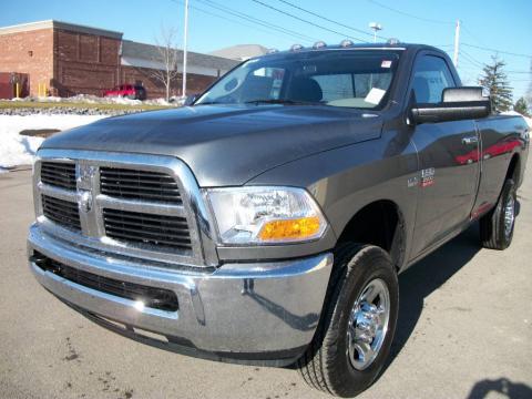 Mineral Gray Metallic Dodge Ram 2500 SLT Regular Cab 4x4.  Click to enlarge.