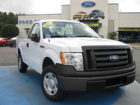 Oxford White Ford F150 XL Regular Cab.  Click to enlarge.