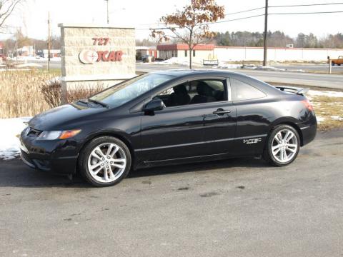 Nighthawk Black Pearl Honda Civic Si Coupe.  Click to enlarge.
