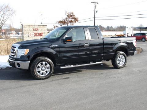 Black Ford F150 XLT SuperCab 4x4.  Click to enlarge.