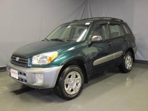 Rainforest Green Pearl Toyota RAV4 4WD.  Click to enlarge.