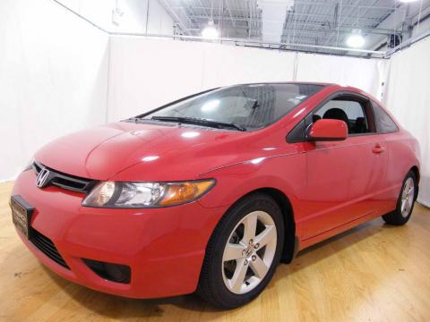 Tango Red Pearl Honda Civic EX Coupe.  Click to enlarge.