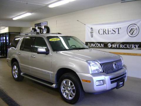 Silver Birch Metallic Mercury Mountaineer Premier AWD.  Click to enlarge.