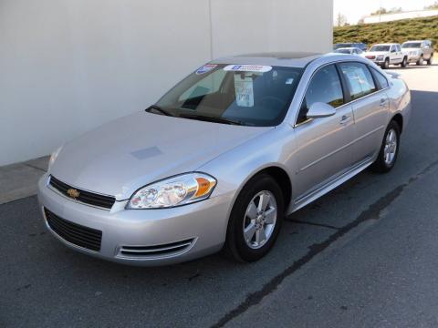 Silver Ice Metallic Chevrolet Impala LT.  Click to enlarge.