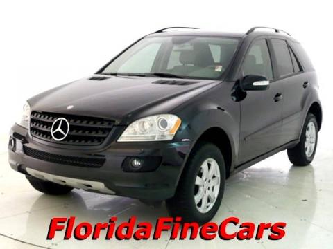 Black Mercedes-Benz ML 350 4Matic.  Click to enlarge.