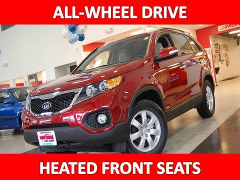 Spicy Red Kia Sorento LX AWD.  Click to enlarge.