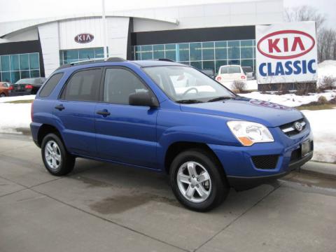 Smart Blue Kia Sportage LX V6 4x4.  Click to enlarge.