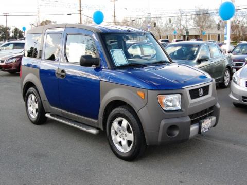 Fiji Blue Pearl Honda Element EX AWD.  Click to enlarge.