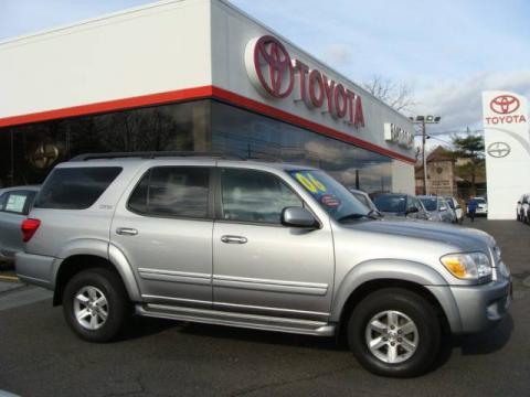 Silver Sky Metallic Toyota Sequoia SR5 4WD. Click to enlarge. Silver Sky Metallic Toyota Sequoia SR5 4WD. Click to enlarge.
