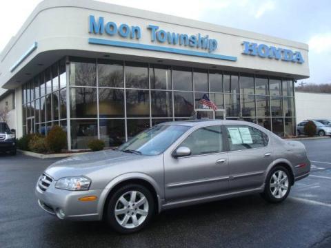 Sterling Mist Metallic Nissan Maxima GLE.  Click to enlarge.