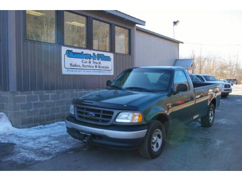 Amazon Green Metallic Ford F150 XL Regular Cab.  Click to enlarge.