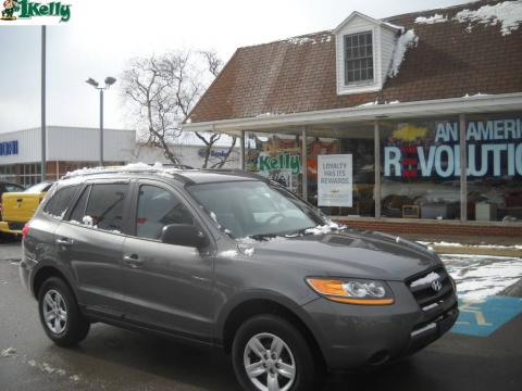 Steel Gray Hyundai Santa Fe GLS 4WD.  Click to enlarge.