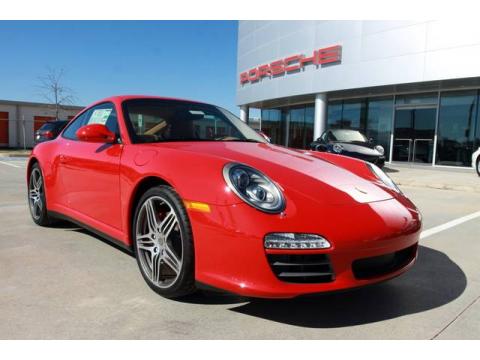 Guards Red Porsche 911 Carrera 4S Coupe.  Click to enlarge.