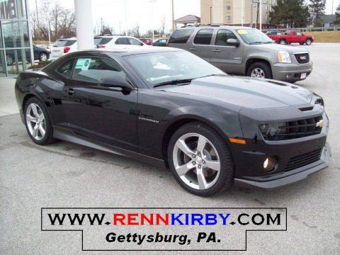 Black Chevrolet Camaro SS Coupe.  Click to enlarge.
