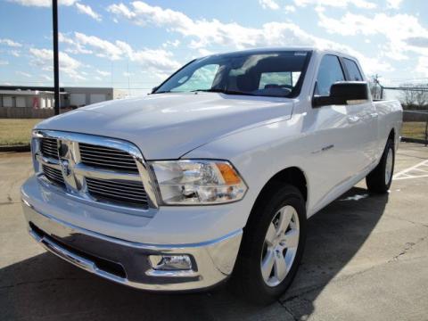 Stone White Dodge Ram 1500 Big Horn Quad Cab.  Click to enlarge.