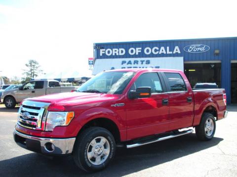 Vermillion Red Ford F150 XLT SuperCrew.  Click to enlarge.