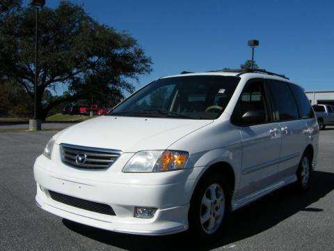 White Mazda MPV ES. Click to enlarge. White Mazda MPV ES. Click to enlarge.