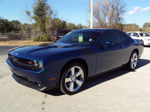 Deep Water Blue Pearl Coat Dodge Challenger R/T.  Click to enlarge.
