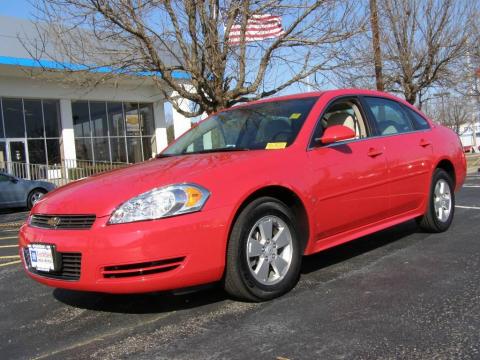Victory Red Chevrolet Impala LT.  Click to enlarge.
