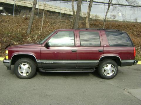 Dark Carmine Red Metallic Chevrolet Tahoe LS 4x4. Click to enlarge. Dark Carmine Red Metallic Chevrolet Tahoe LS 4x4. Click to enlarge.
