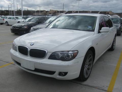 Alpine White BMW 7 Series 750Li Sedan.  Click to enlarge.