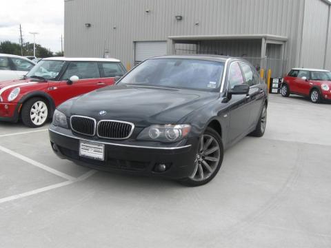 Jet Black BMW 7 Series 750Li Sedan.  Click to enlarge.