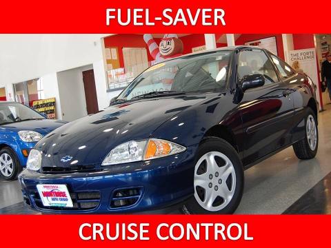 Indigo Blue Metallic Chevrolet Cavalier LS Coupe.  Click to enlarge.