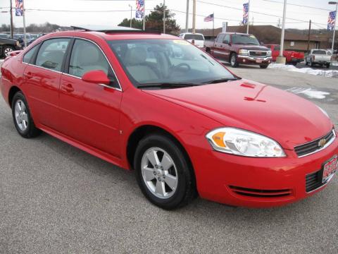 Victory Red Chevrolet Impala LT.  Click to enlarge.