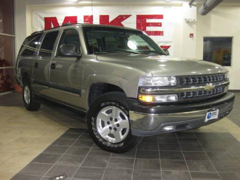Medium Charcoal Gray Metallic Chevrolet Suburban 1500 LS.  Click to enlarge.