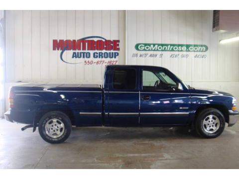 Indigo Blue Metallic Chevrolet Silverado 1500 Extended Cab.  Click to enlarge.