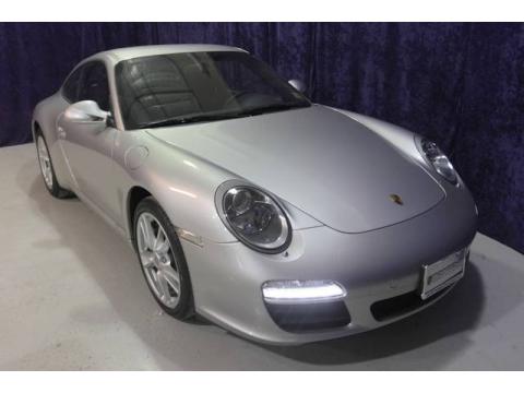 Arctic Silver Metallic Porsche 911 Carrera Coupe.  Click to enlarge.