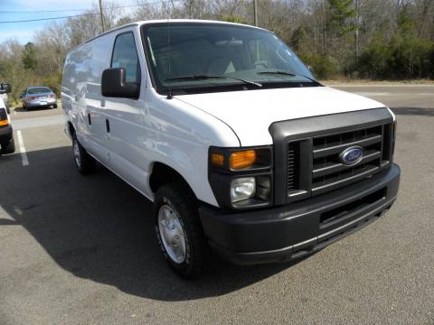 Oxford White Ford E Series Van E150 Cargo.  Click to enlarge.