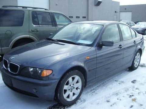 Steel Blue Metallic BMW 3 Series 325i Sedan.  Click to enlarge.