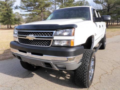 Summit White Chevrolet Silverado 2500HD LS Crew Cab 4x4.  Click to enlarge.