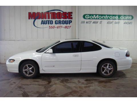 Arctic White Pontiac Grand Prix GT Coupe.  Click to enlarge.