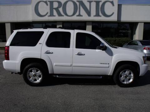 Summit White Chevrolet Tahoe LT.  Click to enlarge.