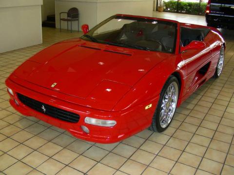 Red Ferrari 355 F1 Spider.  Click to enlarge.