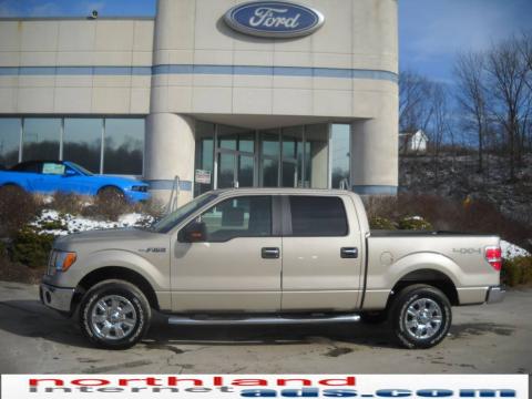 Pueblo Gold Metallic Ford F150 XLT SuperCrew 4x4.  Click to enlarge.