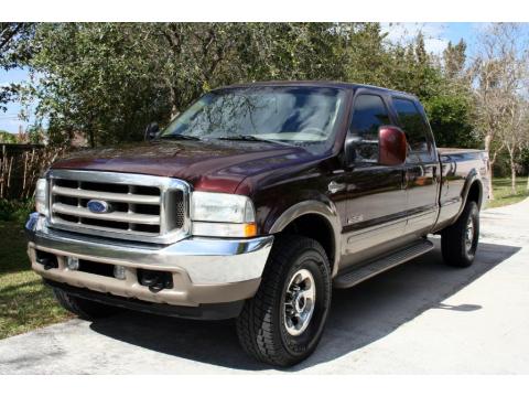 Chestnut Brown Metallic Ford F350 Super Duty Lariat Crew Cab 4x4.  Click to enlarge.