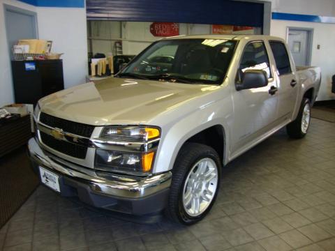 Silver Birch Metallic Chevrolet Colorado LS Crew Cab.  Click to enlarge.