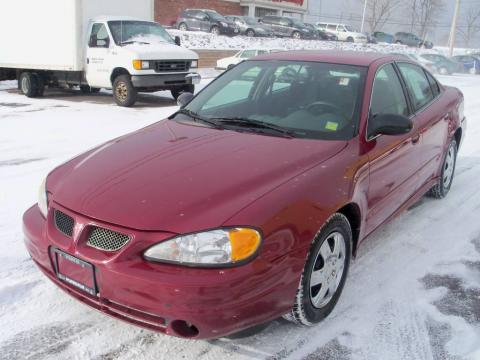 Sport Red Metallic Pontiac Grand Am SE Sedan.  Click to enlarge.