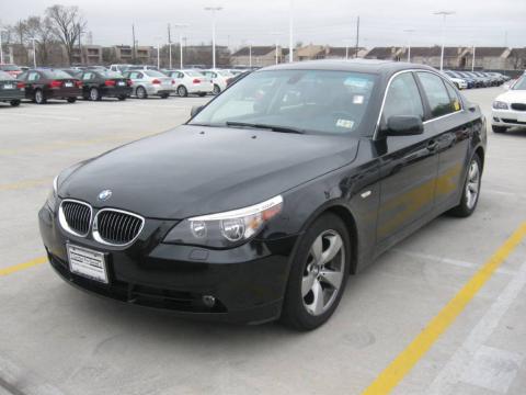 Jet Black BMW 5 Series 525i Sedan. Click to enlarge. Jet Black BMW 5 Series 525i Sedan. Click to enlarge.