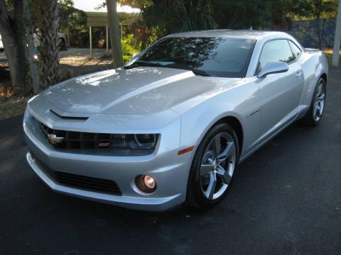 Silver Ice Metallic Chevrolet Camaro SS/RS Coupe.  Click to enlarge.