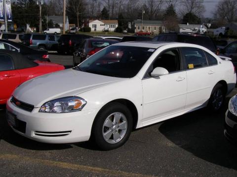 White Chevrolet Impala LT.  Click to enlarge.