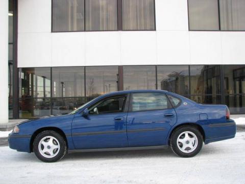 Superior Blue Metallic Chevrolet Impala LS.  Click to enlarge.