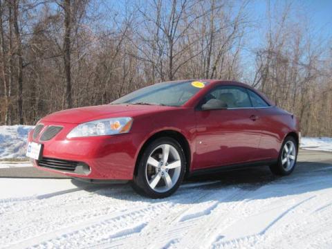 Crimson Red Pontiac G6 GT Convertible.  Click to enlarge.